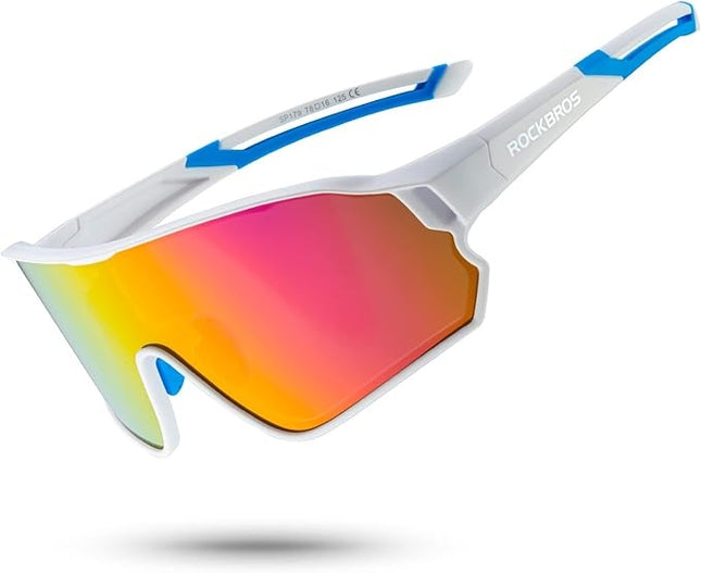 5 ROCKBROS TR90 UV400 Polarized Sports Glasses