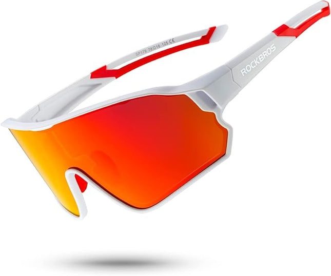 4 ROCKBROS TR90 UV400 Polarized Sports Glasses