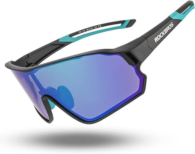 2 ROCKBROS TR90 UV400 Polarized Sports Glasses