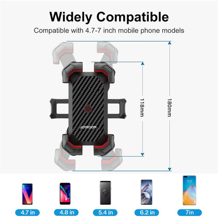 2034 Soporte de teléfono para bicicleta con liberación rápida