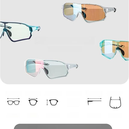 2 gafas fotocromáticas protección UV400 para niños ROCKBROS