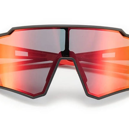 731 Occhiali da ciclismo sportivi polarizzati, nero/rosso