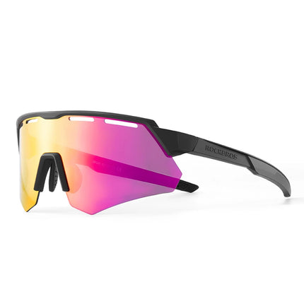 Gafas de ciclismo polarizadas con protección UV e inserto corrector - Gris