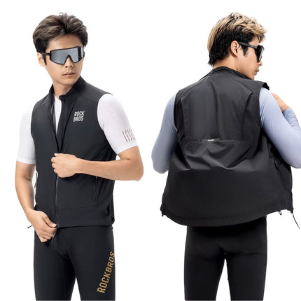 13 Gilet da ciclismo antivento traspirante UPF50+ ROCKBROS