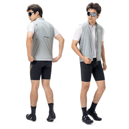 12 Gilet da ciclismo antivento traspirante UPF50+ ROCKBROS
