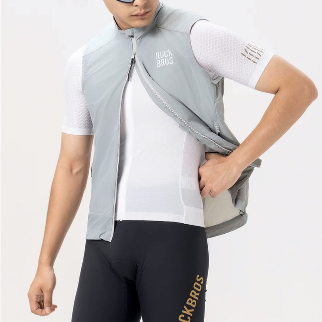 Gilet de vélo coupe-vent respirant UPF50+ ROCKBROS