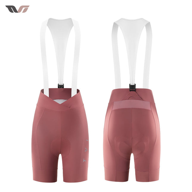 Pantaloncini da ciclismo da donna con bretelle magnetiche