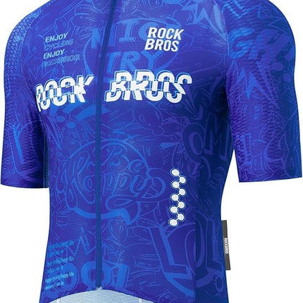 3 ademende ROCKBROS herenfietsshirts met 3 achterzakken