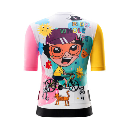 Maillot de cyclisme manches courtes femme