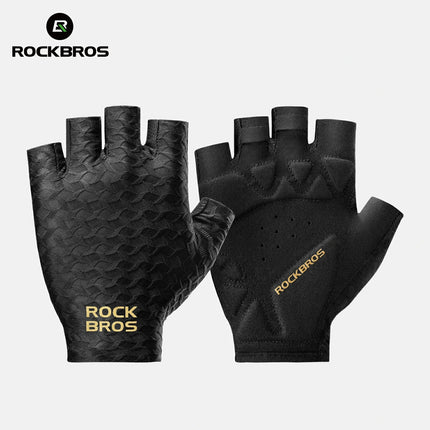 ROCKBROS korta stötdämpande cykelhandskar