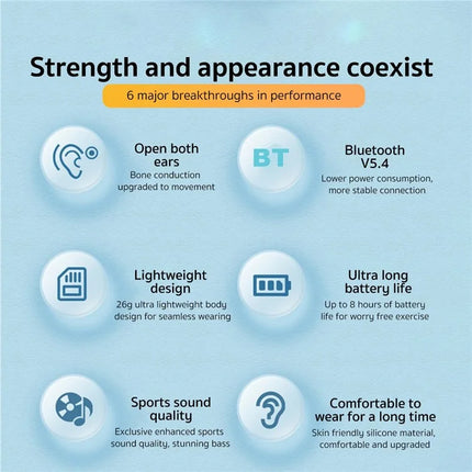 1272Ecouteur sans fil Bluetooth à port cervical pour extérieur