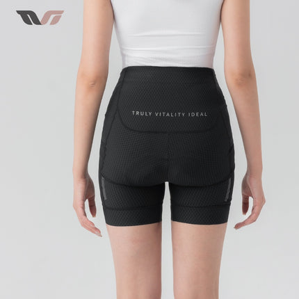 Cykelshorts för dam med fickor