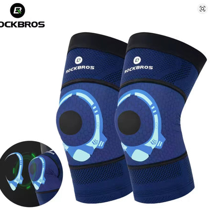 3 ROCKBROS Shockproof Cycling Knee Pads Protection