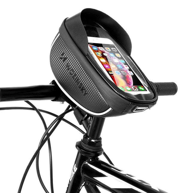 Geantă de ghidon pentru bicicletă cu husă pentru smartphone WOZINSKY