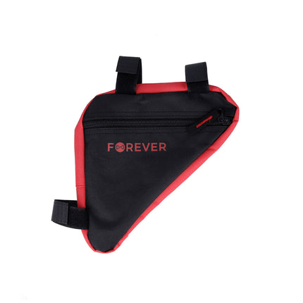 1587Borsa da telaio per bicicletta FB-100 Forever Outdoor nero-rosso