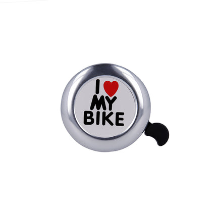 388Campanello per bicicletta I love my bike Forever Outdoor – Argento