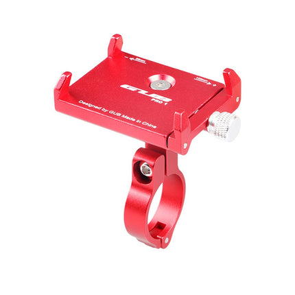 Supporto telefono 45 per manubrio bici in alluminio, morsetto universale 50-100 mm, rosso