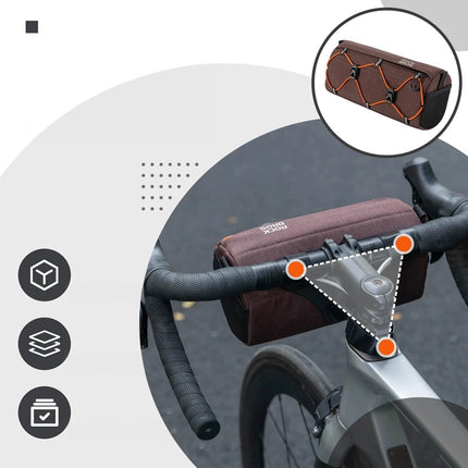 Bolsa de guiador de bicicleta com alça a tiracolo ROCKBROS