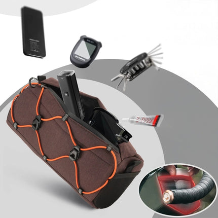 Bolsa de guiador de bicicleta com alça a tiracolo ROCKBROS