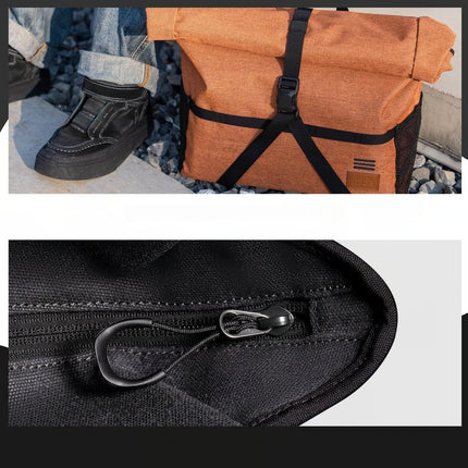 Rucsac pliabil pentru bicicletă, pentru ghidon, ROCKBROS