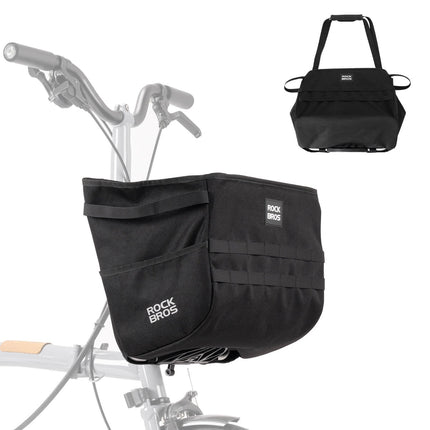 Sacoche avant pour vélo pliant avec panier ROCKBROS