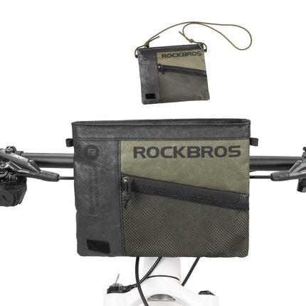 Řidítková brašna na kolo 1,5 L – Přeměnitelná na tašku přes rameno