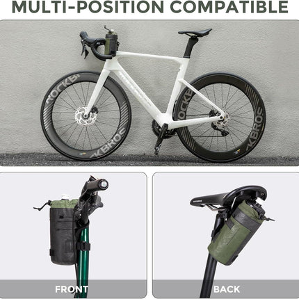 Vairo krepšys / Dviračio gertuvės laikiklis – itin lengvas, su daug dirželių