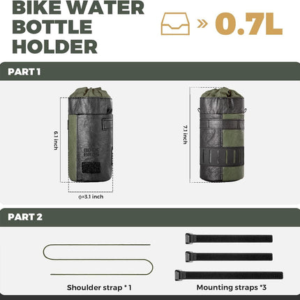 Vairo krepšys / Dviračio gertuvės laikiklis – itin lengvas, su daug dirželių