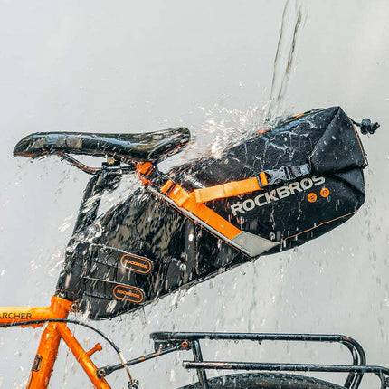 ROCKBROS 10 L dviračio balnelio krepšys – atsparus vandeniui, didelės talpos