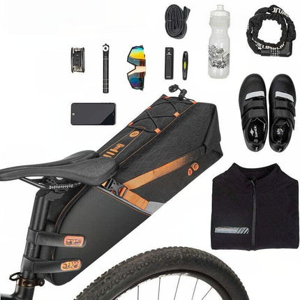 ROCKBROS 10 L dviračio balnelio krepšys – atsparus vandeniui, didelės talpos