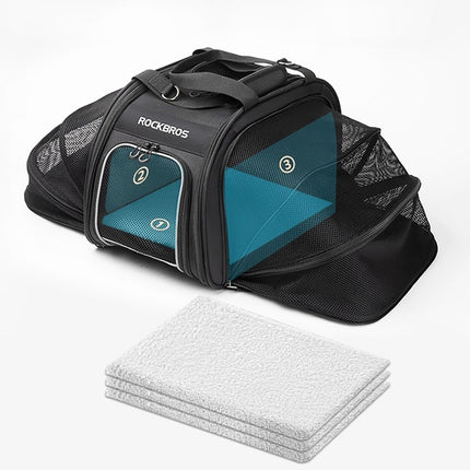ROCKBROS kerékpáros kisállatszállító táska legfeljebb 10 kg-ig