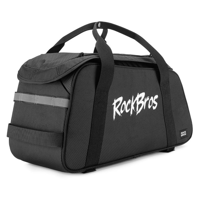 Bike rear bag with mesh pocket for helmet ROCKBROS