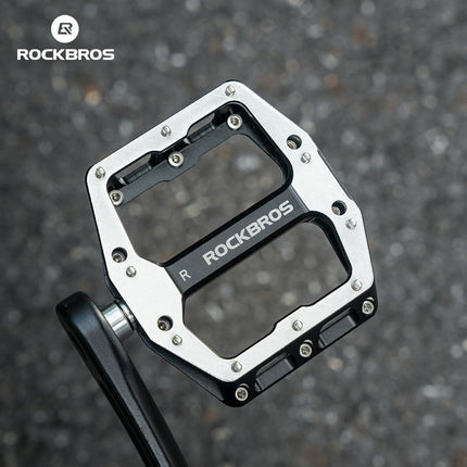 Breda halkfria ROCKBROS-pedaler för mountainbike