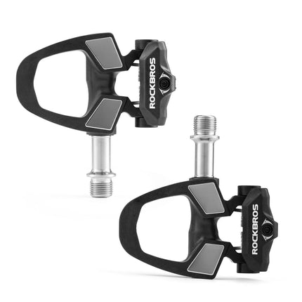 ROCKBROS SPD-kompatibla automatiska landsvägscykelpedaler med klossar