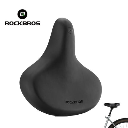 Sillín de bicicleta antichoque ancho ROCKBROS