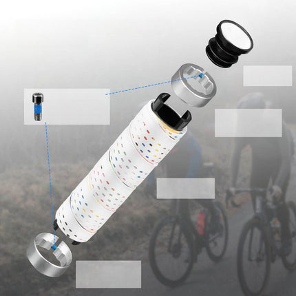2 manetes de bicicleta antilliscants i antivibracions ROCKBROS