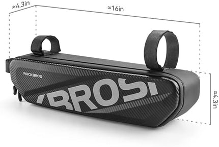 826Borsa da telaio per bicicletta 4,5 L, impermeabile e riflettente