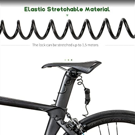 276Cavo Antifurto a Combinazione 4 Cifre - 150 cm