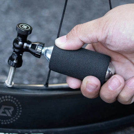 Mini gonfleur CO? en aluminium compatible Presta et Schrader ROCKBROS