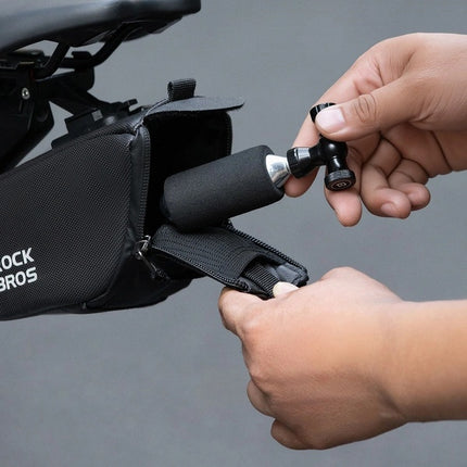 Mini gonfleur CO? en aluminium compatible Presta et Schrader ROCKBROS