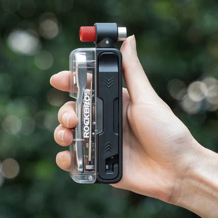 Kit de reparació amb inflador, carraca i eines tubeless ROCKBROS