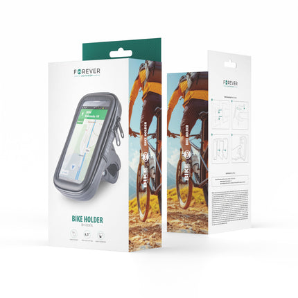 227 Waterproof bike mount Forever BH-100 black XXL