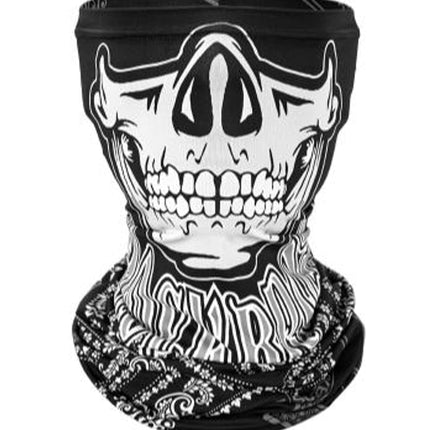 634Cagoule Multifunzionale ROCKBROS Cranio - Nero e rosso