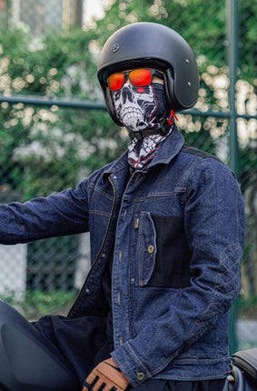 1416Cagoule Multifuncional ROCKBROS Cráneo - Negro