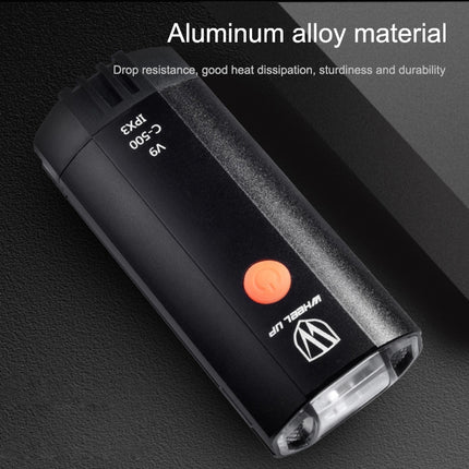 WHEEL UP Phare LED vélo/VTT rechargeable USB - 800 lumens