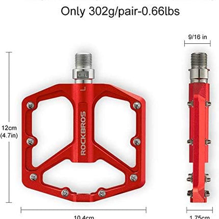271 Pedali per bicicletta piatti in alluminio