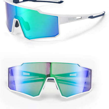 1290Gafas de Ciclismo Deportivas Polarizadas, Blanco