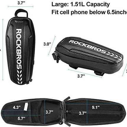 1067Sacoche de cadre pour tube supérieur en EVA