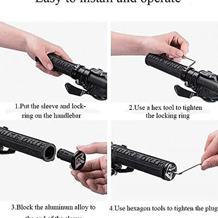 512Manopole per Bicicletta ROCKBROS IMPUGNATURA verde