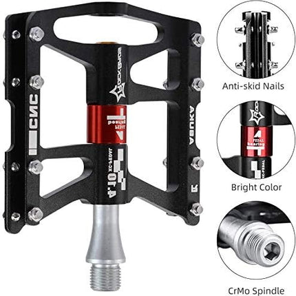 272 Flat aluminum MTB pedals